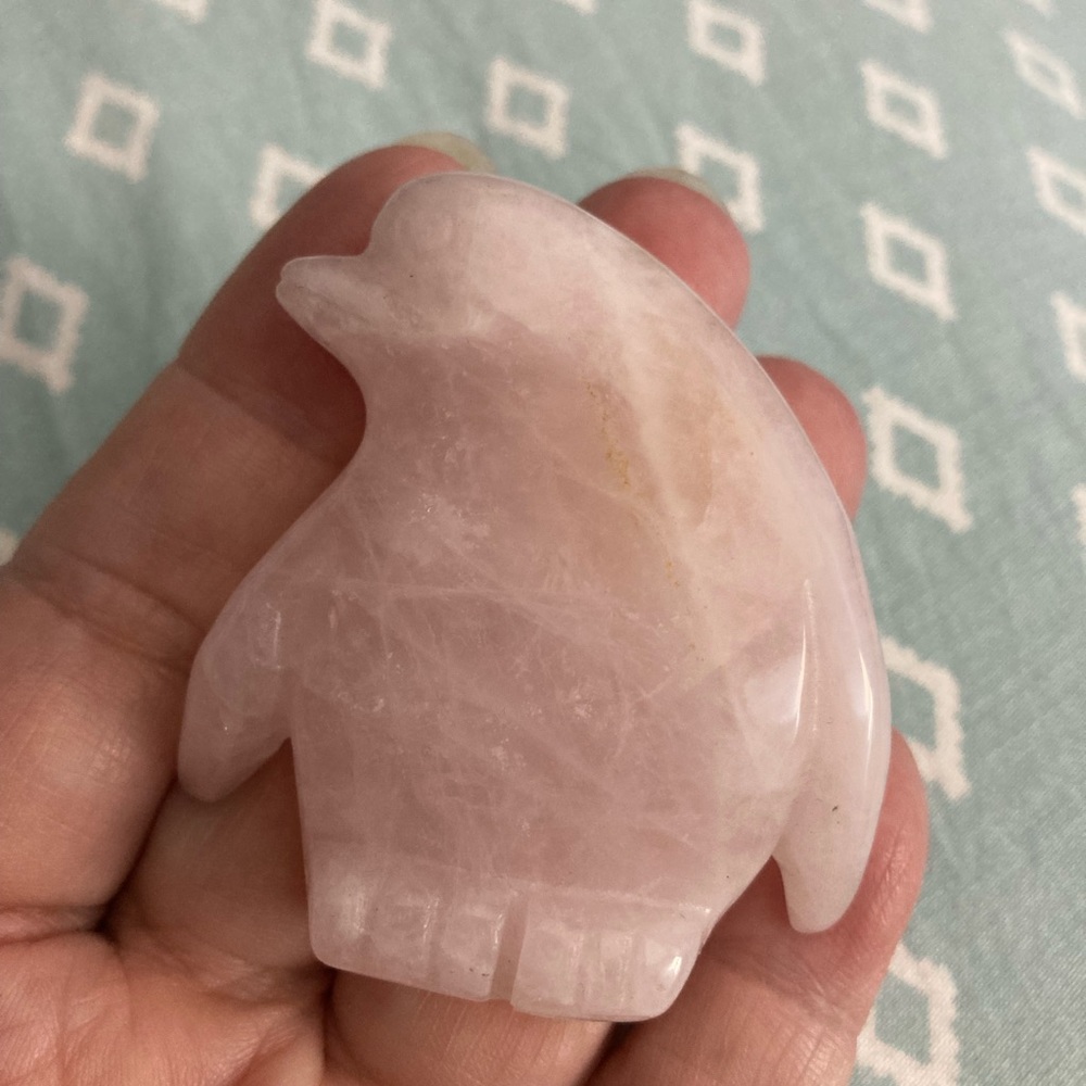 Rose Quartz Penguin